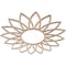Ekena Millwork Daisy Wood Fretwork Pierced Ceiling Medallion, Alder, 24"OD x 8 3/8"ID x 1/4"T CMWP24X24X0250DAAL - alternate 3